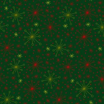 Seamless pattern with stars Stock Illustration