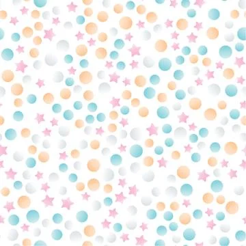 Seamless pattern with stars Stock Illustration