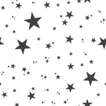 Seamless pattern with stars. Stock Illustration