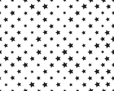 Seamless pattern, stars Stock Illustration