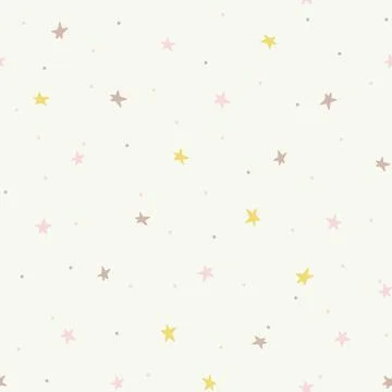 Seamless pattern with stars Illustrazione stock