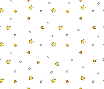 Seamless pattern with stars Stock Illustration