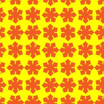 Seamless pattern with stars Seamless pattern with stylized mandalas. Stock Illustration