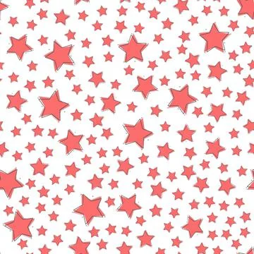 Seamless pattern of stars. Template for textiles, textures, and simple backgr イラスト素材