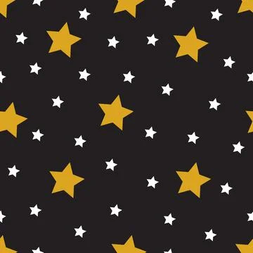Seamless pattern with stars. Vector illustration.	 Stock Illustration