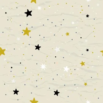 Seamless pattern with stars. Vector illustration EPS8. Stock Illustration