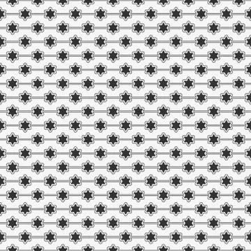 Seamless Pattern of Stars, Vector Seamless Geometry Pattern for Postcards, wa Stockillustratie