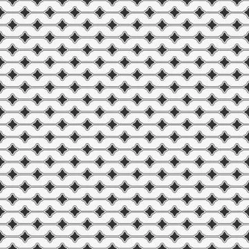 Seamless Pattern of Stars, Vector Seamless Geometry Pattern for Postcards, wa Illustrazione stock