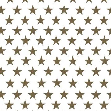 Seamless pattern with stars. on white background Stock Illustration