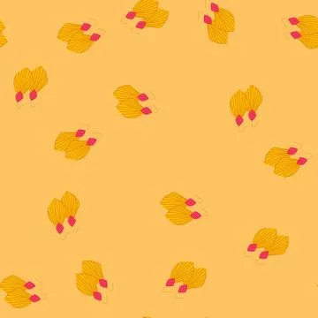 Seamless pattern statement tassel earrings cartoon vector Stock Illustration