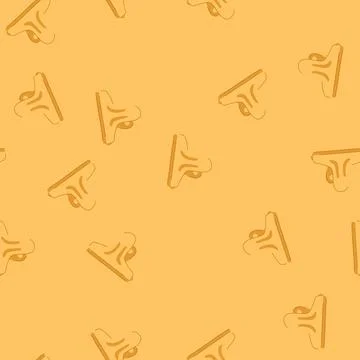 Seamless pattern stationery binder clip cartoon vector Stock Illustration