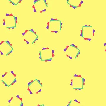 Seamless pattern stationery memo paper cartoon vector Stockillustratie