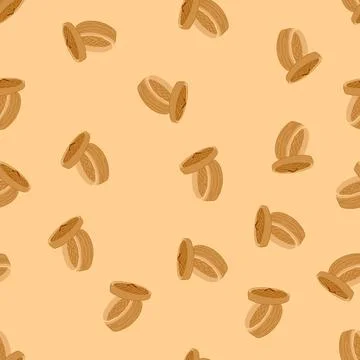 Seamless pattern steam bamboo steamer basket cartoon vector イラスト素材