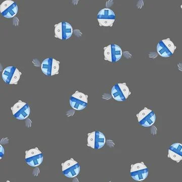 Seamless pattern steam humidifier air cartoon vector Stock Illustration