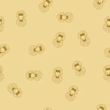 Seamless pattern steel door hinge cartoon vector Stock Illustration