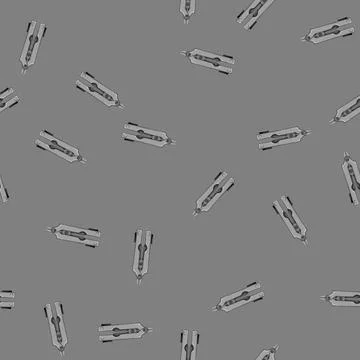 Seamless pattern steel knife tool cartoon vector Stock Illustration
