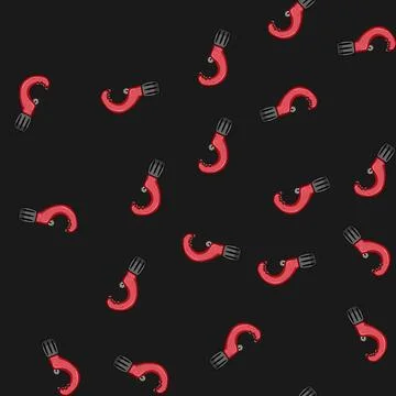 Seamless pattern steel pipe cutter cartoon vector Stock Illustration