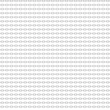 Seamless pattern of steel, silver chains. Vector Illustration Illustrazione stock