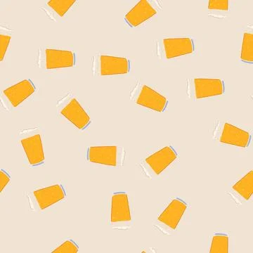 Seamless pattern stein beer cup cartoon vector 库存插图