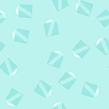 Seamless pattern stemless glass plarform cartoon vector Stock Illustration