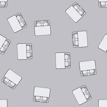 Seamless pattern stereo headphones wireless cartoon vector Stock Illustration