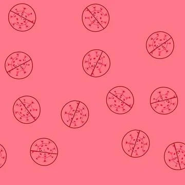 Seamless pattern sterilize anti bacteria cartoon vector Stock Illustration