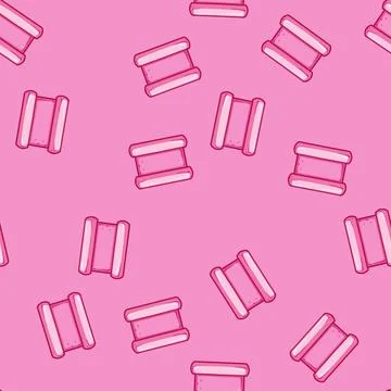 Seamless pattern stick chewing gum cartoon vector Illustrazione stock
