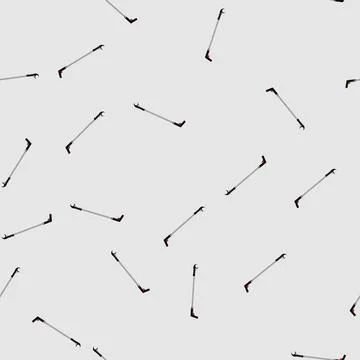 Seamless pattern stick grabber tool cartoon vector Stock Illustration