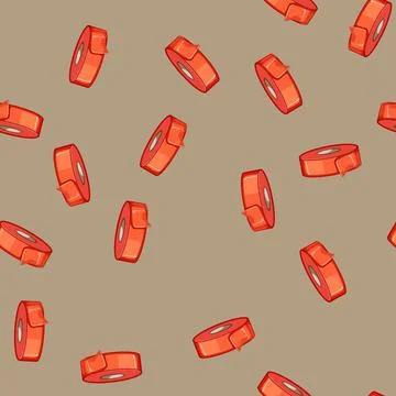 Seamless pattern sticker electrical tape cartoon vector Stock Illustration