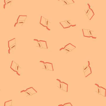 Seamless pattern stitching suture practice pad cartoon vector Stock Illustration