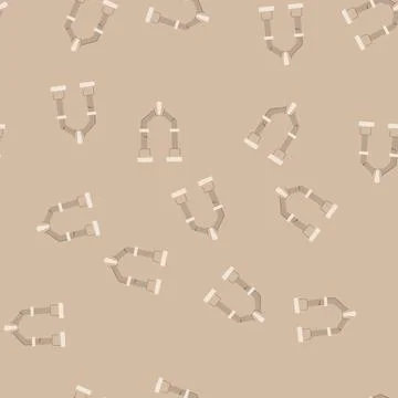 Seamless pattern stone arch gate entrance flat vector イラスト素材