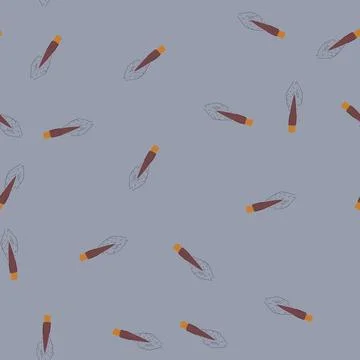 Seamless pattern stone arrowhead cartoon vector Stock Illustration