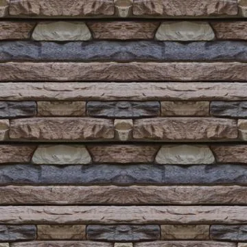 Seamless pattern with stone blocks Stock Photos