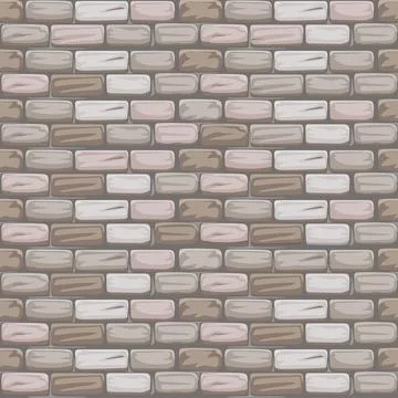 Seamless pattern stone Brick grey Illustrazione stock