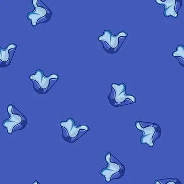 Seamless pattern stone decorative bowl cartoon vector Stock Illustration