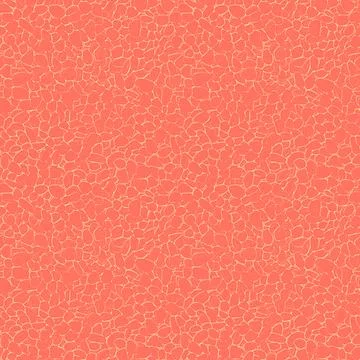 Seamless pattern stones or smooth pebbles in coral color.Square background Stock Illustration