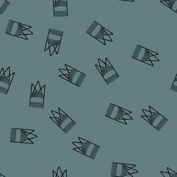 Seamless pattern stool folding chair cartoon vector 库存插图