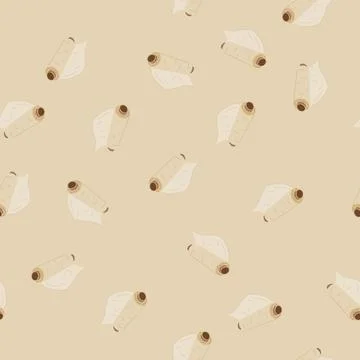 Seamless pattern storage cling film cartoon vector Stock Illustration