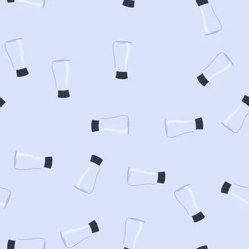 Seamless pattern storage coffee jar cartoon vector 스톡 일러스트