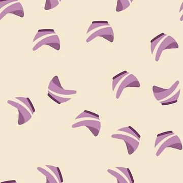 Seamless pattern storage egg holder cartoon vector 库存插图