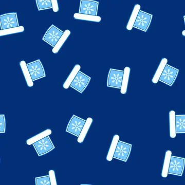 Seamless pattern storage frozen label cartoon vector Stock Illustration