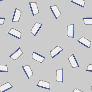 Seamless pattern storage glass container cartoon vector 스톡 일러스트