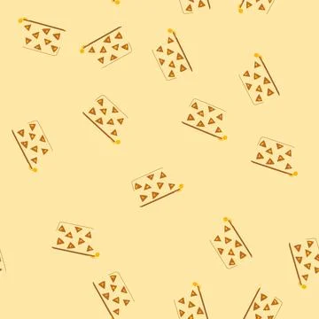 Seamless pattern storage makeup bag cartoon vector 库存插图