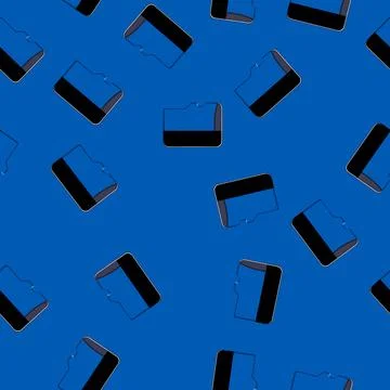 Seamless pattern storage memory card cartoon vector Stockillustratie