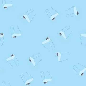 Seamless pattern storage plastic tank cartoon vector 스톡 일러스트