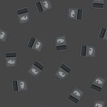 Seamless pattern storage safe cartoon vector sign color Stock Illustration