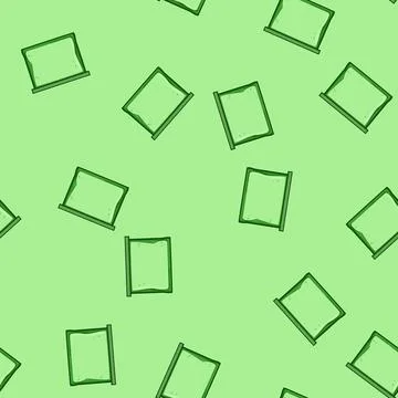 Seamless pattern storage silicone snack bag cartoon vector Illustrazione stock
