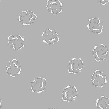 Seamless pattern storm dust burst cartoon vector Illustrazione stock