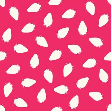 Seamless pattern with strawberries. illustration Stock Illustration