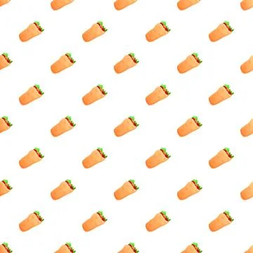 Seamless pattern with street food wraps and kebabs Stock Illustration
